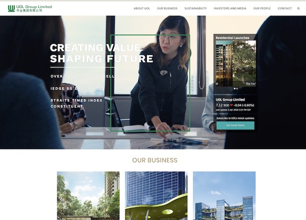 UOL Corporate Website